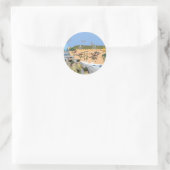Sticker Rond Jour J 1944 Plage d'Omaha (Histoire Simple) (Sac)