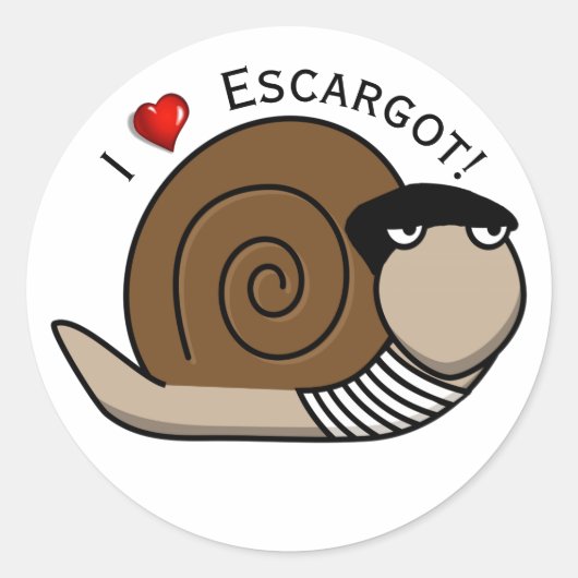Sticker Rond Jour national de l'Escargot (Devant)