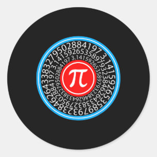 Sticker Rond Jour Pi - Drôle Jour Pi Pour Le Geek Math