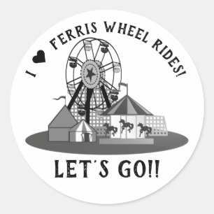 Sticker Rond Journée de la grande roue