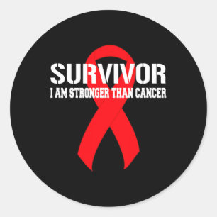 Sticker Rond Journée de sensibilisation au cancer du sang Leucé