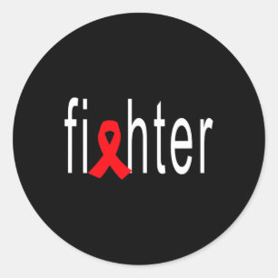 Sticker Rond Journée de sensibilisation au cancer du sang Leucé