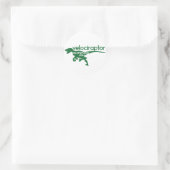 Sticker Rond Journée de sensibilisation au Velociraper (Sac)