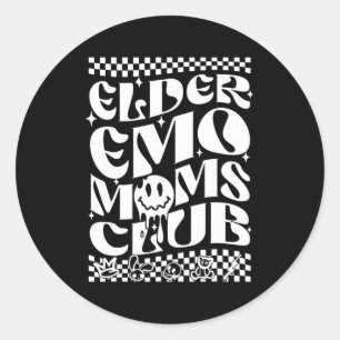 Sticker Rond Journée des mères du club Emo Moms