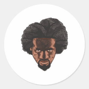 Sticker Rond Journée Frederick Dougl Mois de l'histoire des Noi