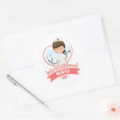 Sticker Rond Journée internationale des infirmières (Enveloppe)