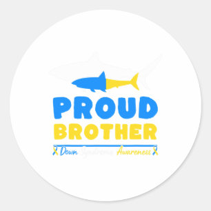 Sticker Rond Journée mondiale de la trisomie 21 pour lutter con