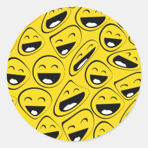 Sticker Rond Journée mondiale du rire mai
