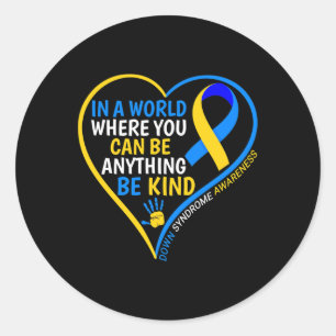 Sticker Rond Journée mondiale du syndrome d'arrêt de la route S