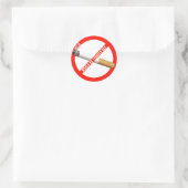 Sticker Rond Journée mondiale du tabac (Sac)