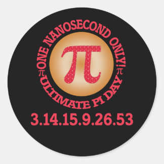 Sticker Rond Journée Ultimate Pi 2015