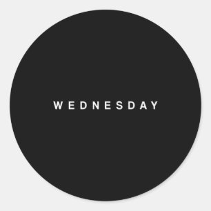 Sticker Rond Jours de la semaine lundi mardi mercredi jeudi