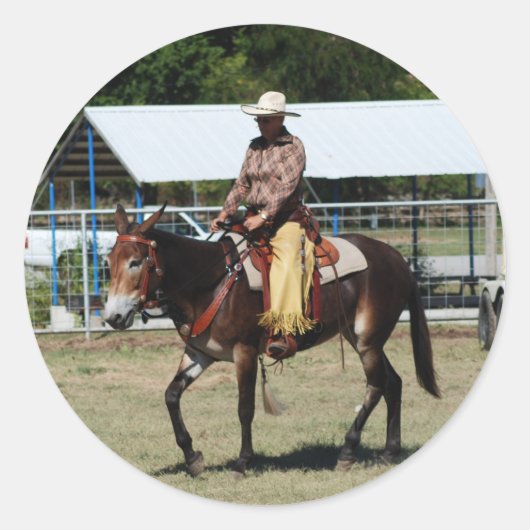 Sticker Rond jours de mule ozark (Devant)