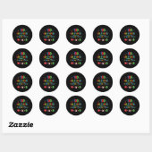 Sticker Rond Jours D'Enseignant Et D'Étudiant 1 (Feuille)