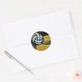 Sticker Rond Jours dorés - (Enveloppe)