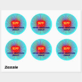 Sticker Rond Joy Burst Hugs Stickersq (Feuille)