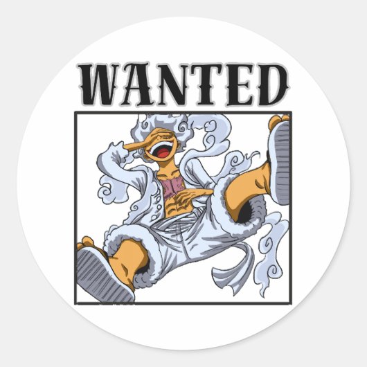 Sticker Rond Joyboy luffy (Devant)