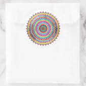 Sticker Rond Joyburst mandala (Sac)