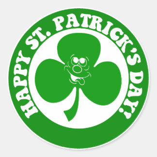STICKER ROND JOYE ST PATRICK'S DAY