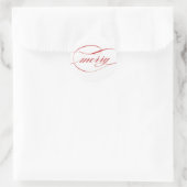 Sticker Rond Joyer le script (Sac)