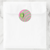 Sticker Rond Joyeuse Fête de la Saint-Patrick Anniversaire Merc (Sac)