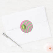Sticker Rond Joyeuse Fête de la Saint-Patrick Anniversaire Merc (Enveloppe)