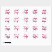 Sticker Rond Joyeuse Fête des Mères (Feuille)