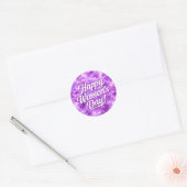 Sticker Rond Joyeuse Journée des Femmes (Enveloppe)