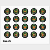 Sticker Rond Joyeuse Saint-Patrick (Feuille)