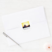 Sticker Rond Joyeuse Saint-Valentin amour ajouter nom photo sim (Enveloppe)