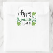 Sticker Rond Joyeuse St Patrick’s Day (Sac)