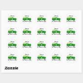 Sticker Rond Joyeuse St. Patrick’s Day ☘️ 🎉 (Feuille)