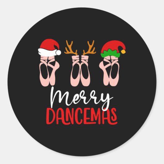 Sticker Rond Joyeuses danses (Devant)