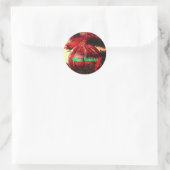 Sticker Rond Joyeuses fêtes (Sac)