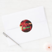 Sticker Rond Joyeuses fêtes (Enveloppe)