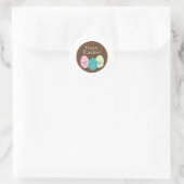 Sticker Rond Joyeuses Pâques (Sac)