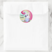 Sticker Rond Joyeuses Pâques (Sac)