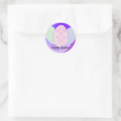 Sticker Rond Joyeuses Pâques (Sac)