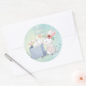 Sticker Rond Joyeuses Pâques (Enveloppe)