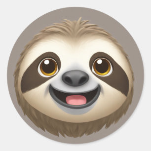 Sticker Rond Joyeuses Vibes de fentes