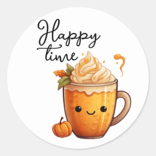 Sticker Rond Joyeux