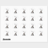 Sticker Rond joyeux 31e anniversaire, (Feuille)