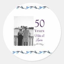 Joyeux 50e anniversaire ajouter nom du couple date