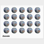 Sticker Rond Joyeux anniversaire ! (Feuille)