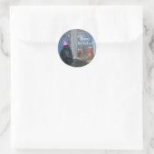 Sticker Rond Joyeux anniversaire ! (Sac)