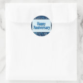 Sticker Rond Joyeux anniversaire (Sac)