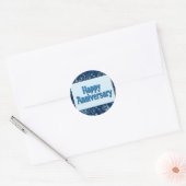 Sticker Rond Joyeux anniversaire (Enveloppe)