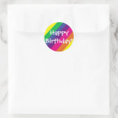 Sticker Rond Joyeux anniversaire ! (Sac)