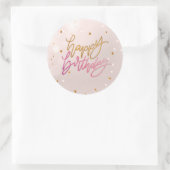 Sticker Rond Joyeux anniversaire (Sac)