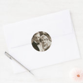 Sticker Rond Joyeux anniversaire (Enveloppe)